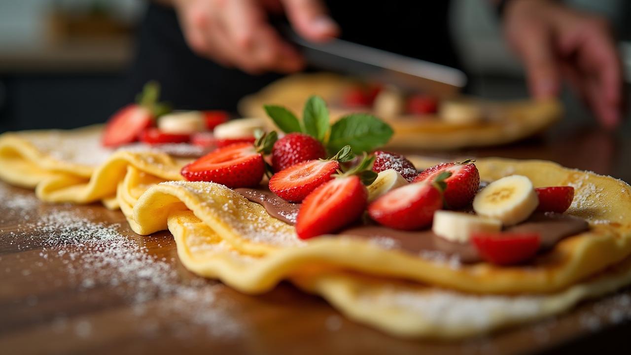 Delicious crepes