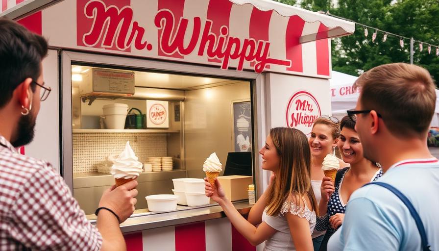 Mr Whippy service in action at an event